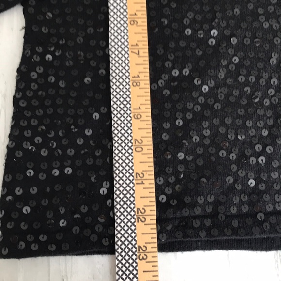 Talbots cashmere/silk blend sequined sweater - Picture 6 of 10